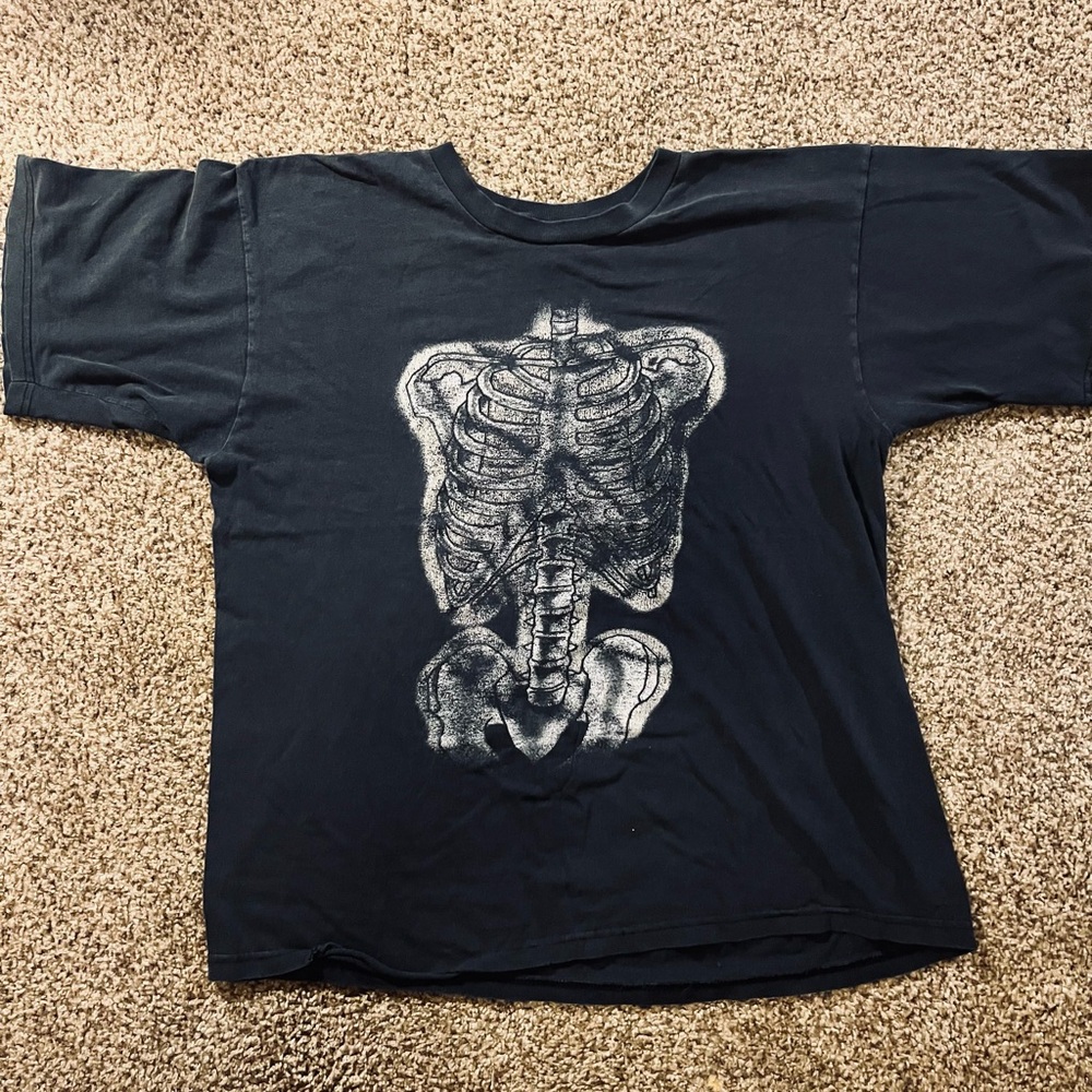 Warner Bros. Black Skeleton Graphic Tee